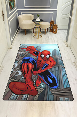  Parlak Kadife Kumaş Dijital Baskı Dot Kaymaz Tabanlı Çocuk ve Genç Odası Halısı H1015