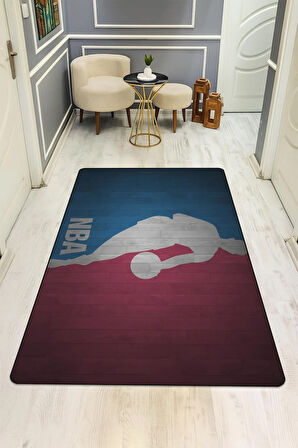  Parlak Kadife Kumaş Dijital Baskı Dot Kaymaz Tabanlı Çocuk ve Genç Odası Halısı H0935