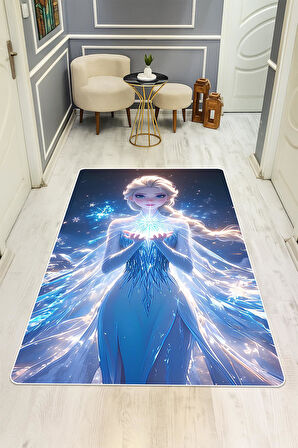  Parlak Kadife Kumaş Dijital Baskı Dot Kaymaz Tabanlı Çocuk ve Genç Odası Halısı H0977