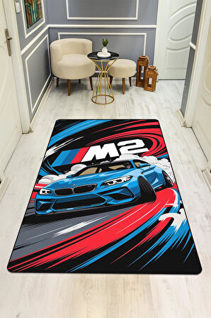  Parlak Kadife Kumaş Dijital Baskı Dot Kaymaz Tabanlı Çocuk ve Genç Odası Halısı H0672