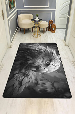  Parlak Kadife Kumaş Dijital Baskı Dot Kaymaz Tabanlı Çocuk ve Genç Odası Halısı H0709