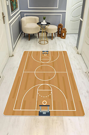  Parlak Kadife Kumaş Dijital Baskı Dot Kaymaz Tabanlı Çocuk ve Genç Odası Halısı H0651