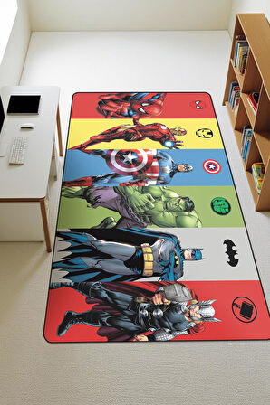  Parlak Kadife Kumaş Dijital Baskı Dot Kaymaz Tabanlı Çocuk ve Genç Odası Halısı H0560