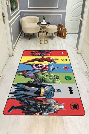  Parlak Kadife Kumaş Dijital Baskı Dot Kaymaz Tabanlı Çocuk ve Genç Odası Halısı H0560