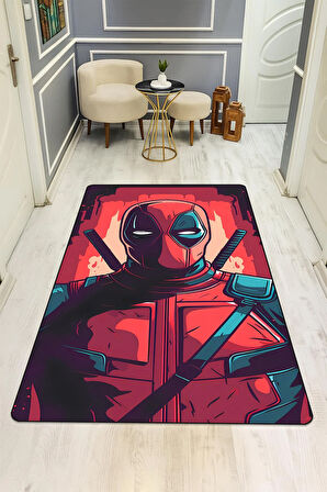  Parlak Kadife Kumaş Dijital Baskı Dot Kaymaz Tabanlı Çocuk ve Genç Odası Halısı H0562
