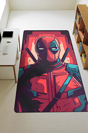  Parlak Kadife Kumaş Dijital Baskı Dot Kaymaz Tabanlı Çocuk ve Genç Odası Halısı H0562