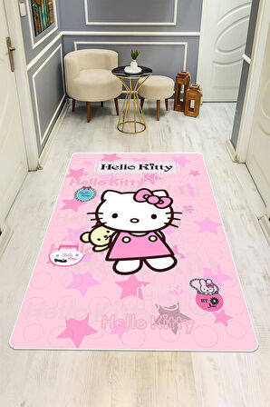  Parlak Kadife Kumaş Dijital Baskı Dot Kaymaz Tabanlı Çocuk ve Genç Odası Halısı H0597