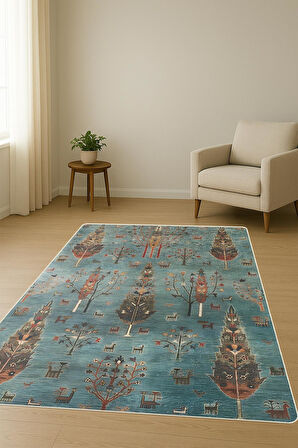  Parlak Parlak Kadife Kumaş Dijital Baskı Etnik Desenli Dot Kaymaz Tabanlı Halı Kumaş Dijital Baskı Dot Kaymaz Tabanlı Mutfak Halısı H0817