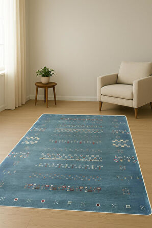  Parlak Parlak Kadife Kumaş Dijital Baskı Etnik Desenli Dot Kaymaz Tabanlı Halı Kumaş Dijital Baskı Dot Kaymaz Tabanlı Mutfak Halısı H0819