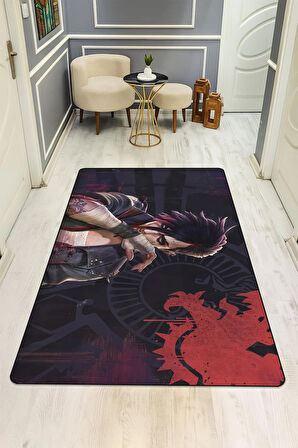  Parlak Kadife Kumaş Dijital Baskı Dot Kaymaz Tabanlı Çocuk ve Genç Odası Halısı H0480