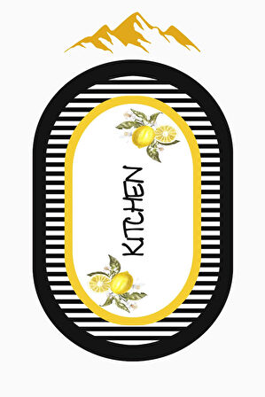  Parlak Kadife Kumaş Dijital Baskı Dot Kaymaz Tabanlı Mutfak Halısı H0300