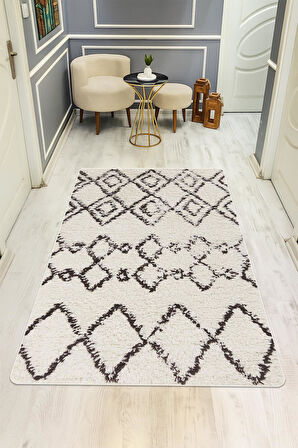  Parlak Parlak Kadife Kumaş Dijital Baskı Etnik Desenli Dot Kaymaz Tabanlı Halı Kumaş Dijital Baskı Dot Kaymaz Tabanlı Mutfak Halısı H0010