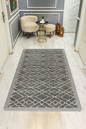  Parlak Parlak Kadife Kumaş Dijital Baskı Etnik Desenli Dot Kaymaz Tabanlı Halı Kumaş Dijital Baskı Dot Kaymaz Tabanlı Mutfak Halısı H0250