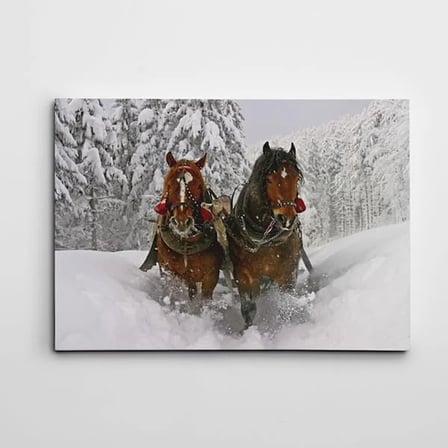 Atlar Kanvas Tablo