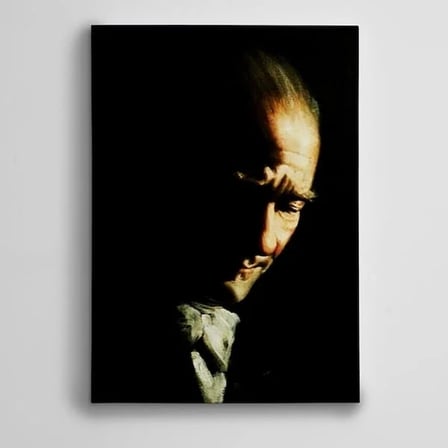Atatürk Portre Renkli Kanvas Tablo