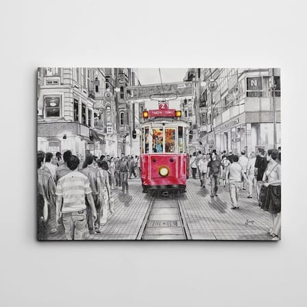 İstikal Caddesi Kanvas Tablo