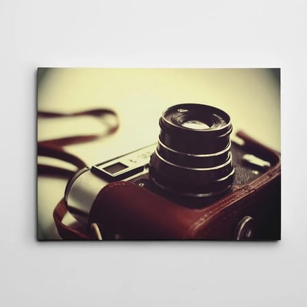 Fotoğraf Makinası Retro Kanvas Tablo