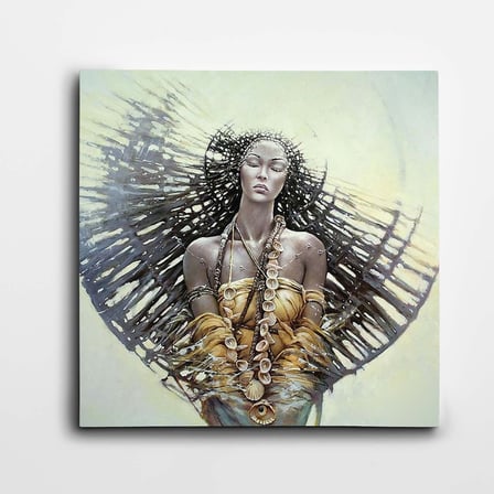 Çizim Modern Sanat Kare Kanvas Tablo