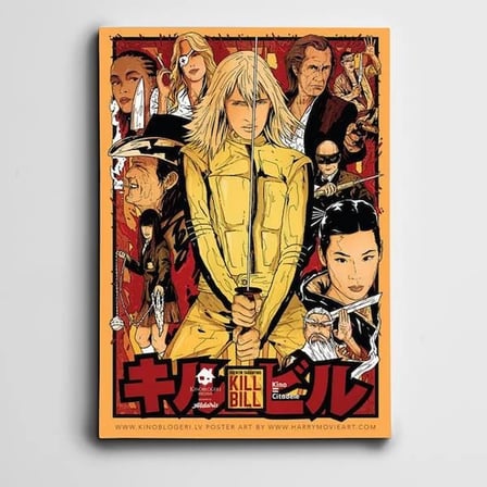 Kill Bill 2 Kanvas Tablo