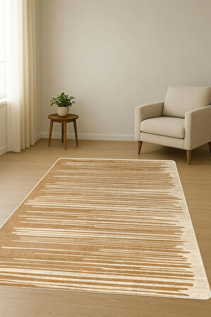 Modern Desenli Dijital Baskı Kaymaz Taban Halı H1129