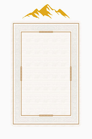 Modern Desenli Dijital Baskı Kaymaz Taban Halı H1034