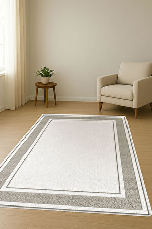 Modern Desenli Dijital Baskı Kaymaz Taban Halı H1035