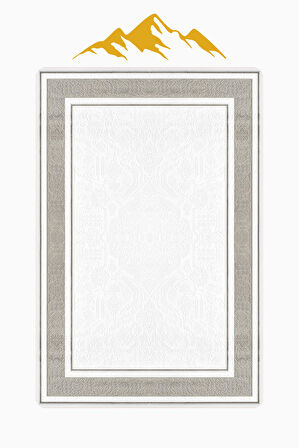 Modern Desenli Dijital Baskı Kaymaz Taban Halı H1035