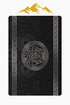 Modern Desenli Dijital Baskı Kaymaz Taban Halı H0858