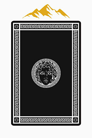 Modern Desenli Dijital Baskı Kaymaz Taban Halı H0845