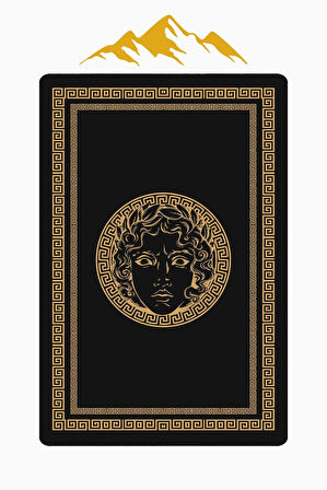 Modern Desenli Dijital Baskı Kaymaz Taban Halı H0847