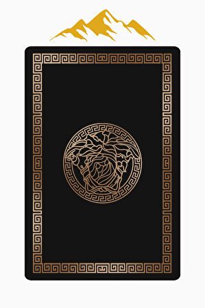 Modern Desenli Dijital Baskı Kaymaz Taban Halı H0853