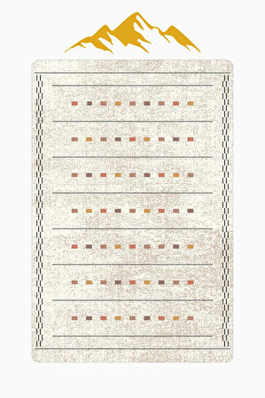 Modern Desenli Dijital Baskı Kaymaz Taban Halı H0271