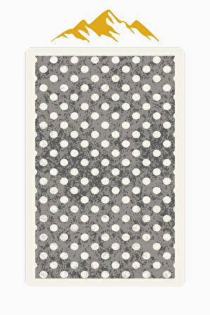 Modern Desenli Dijital Baskı Kaymaz Taban Halı H0288