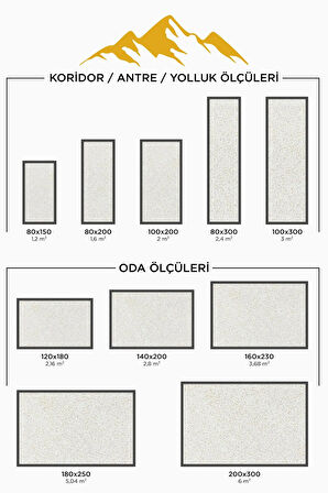 Modern Desenli Dijital Baskı Kaymaz Taban Halı H0288
