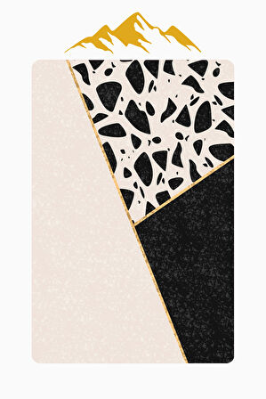 Modern Desenli Dijital Baskı Kaymaz Taban Halı H0217