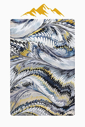 Modern Desenli Dijital Baskı Kaymaz Taban Halı H0220