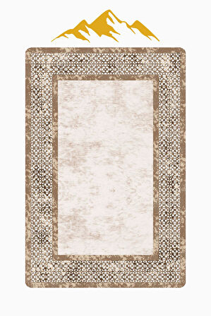 Modern Desenli Dijital Baskı Kaymaz Taban Halı H0265