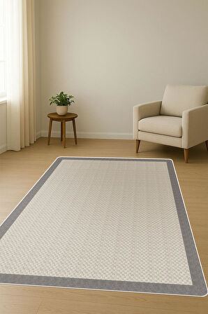 Modern Desenli Dijital Baskı Kaymaz Taban Halı H0268