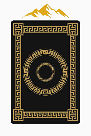 Modern Desenli Dijital Baskı Kaymaz Taban Halı H0161