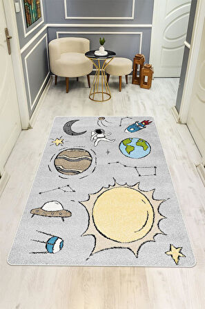 Dijital Baskı Kaymaz Tabanlı Çocuk ve Genç Odası Halısı H1046