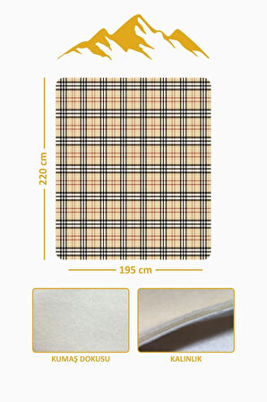 Soft Touch Çift Kişilik Yumuşak Dokulu Modern Konfor Serisi Battaniye YBT0034
