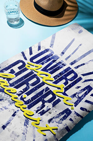 Dijital Baskı Plaj Deniz Havlusu Genç Sportif Desen Peştamal HVL0234