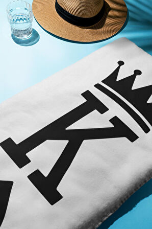 Dijital Baskı Plaj Deniz Havlusu King Desenli Peştamal HVL0100