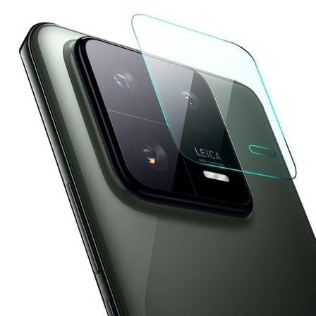 Gpack Xiaomi Mi 13 Pro Kılıf Flora Kenar Renkli Arka Cam  Kamera Koruyucu Nano