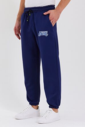 Unisex Scuba Şardonlu Kumaş Oversize Eşofman Altı