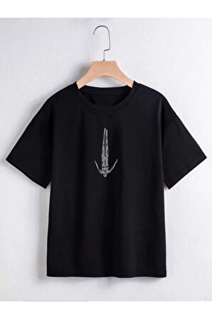 Rahat Kalıp Pamuklu STREAM COLYN Baskılı Çocuk T-shirt