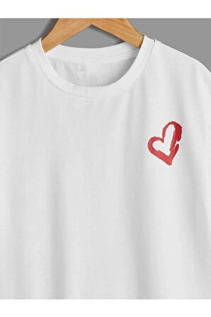 Unısex Rahat Kalıp Pamuklu YOURSELF Baskılı Çocuk T-shirt