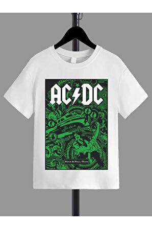 Ünisex Rahat Kalıp Pamuklu Baskılı Beyaz Çocuk T-shirt