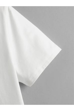 Unısex Rahat Kalıp Pamuklu Oyun Kartı Baskılı Çocuk T-shirt