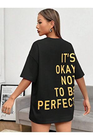 Unisex PERFECT Baskılı Oversize Tshırt